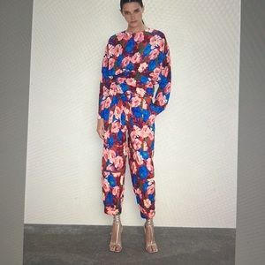 ZARA Floral Pants